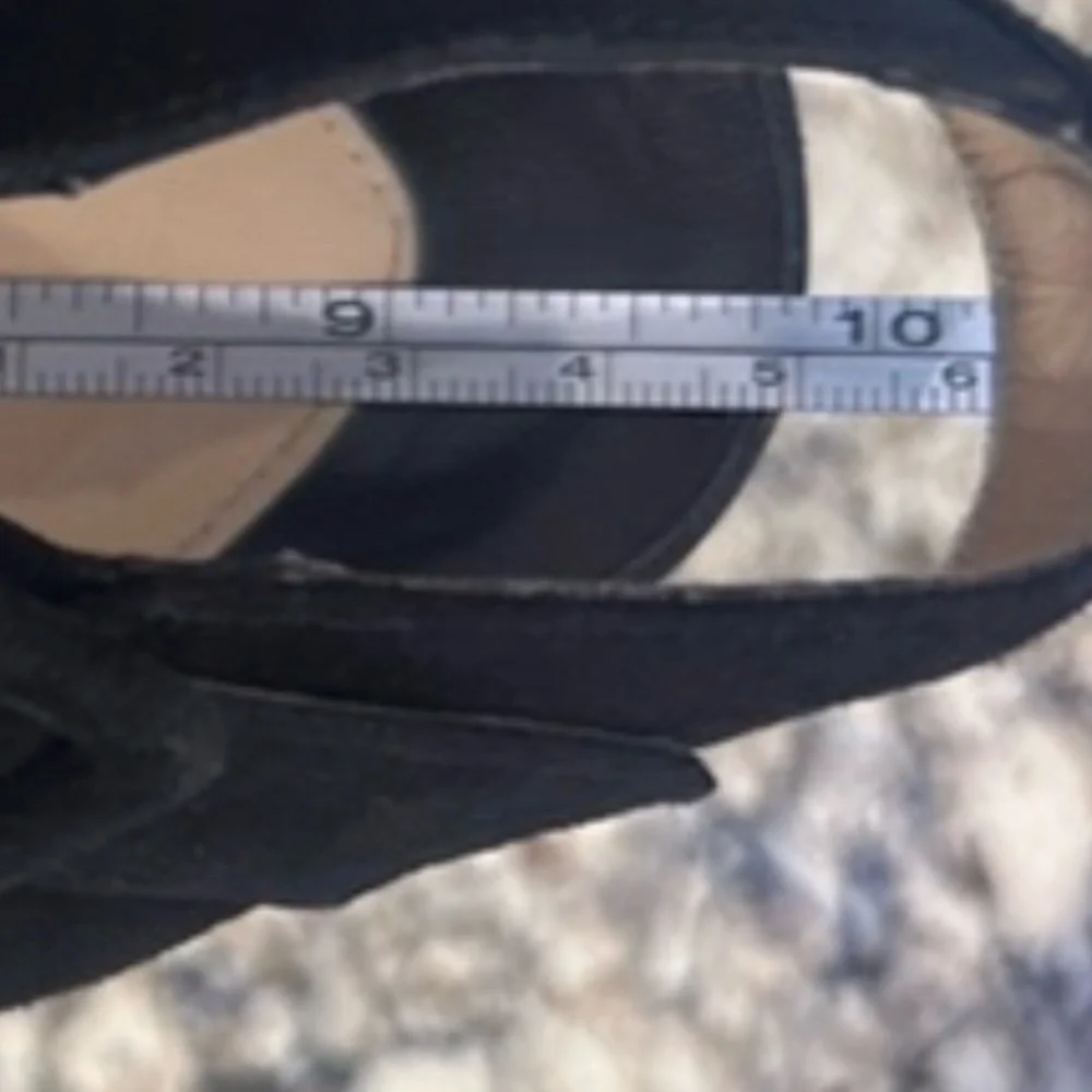 Christian Louboutin Black Suede Platform Heels - Picture 15 of 15